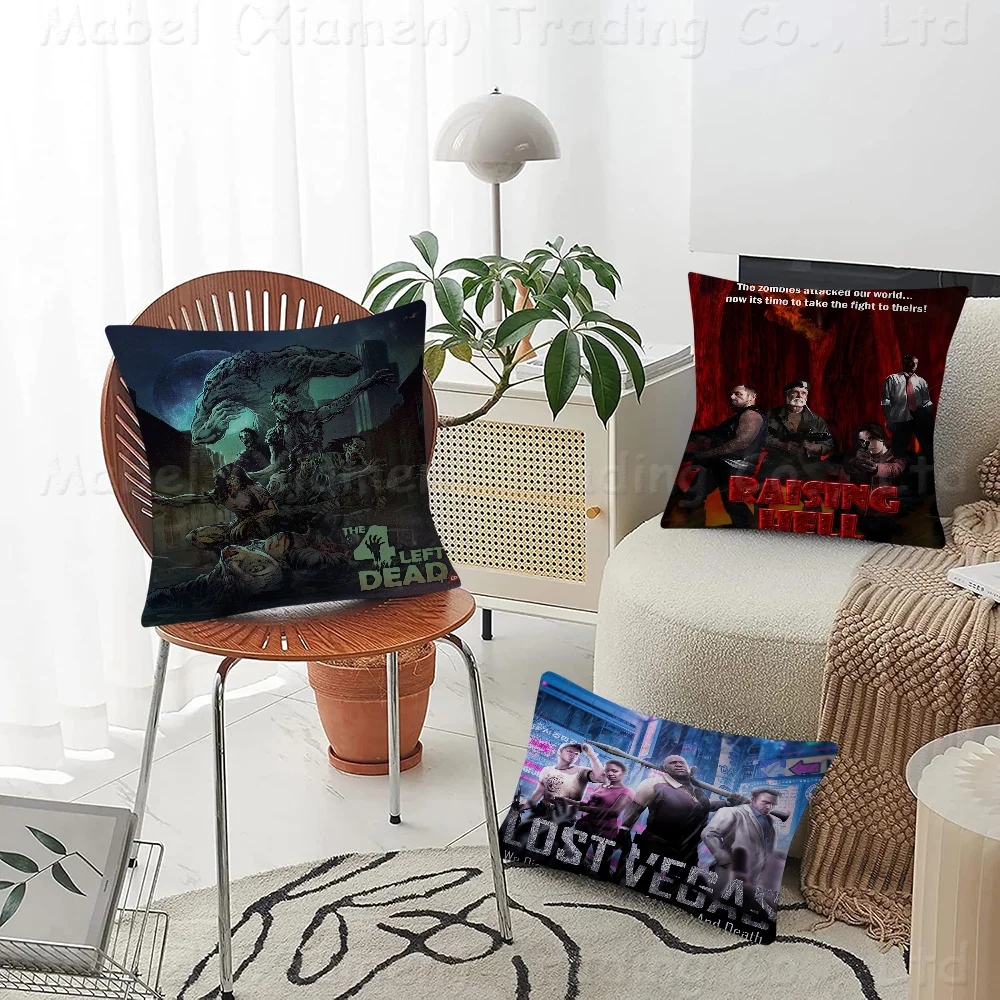 Hot Action Game Left 4 Dead Pillowcase Toon Gift Cushion Cover Bedroom Home Sofa Chair Seat Decor Pillow Case