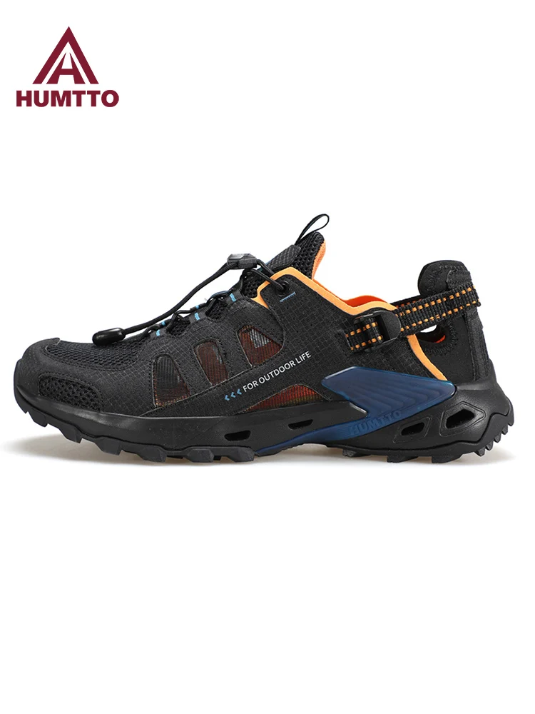 HUMTTO Outdoor Men Upstream Shoes water Breathable Summer Aqua Shoes Air Mesh Sandals Wading Quick Drying Beach hiking Sneakers