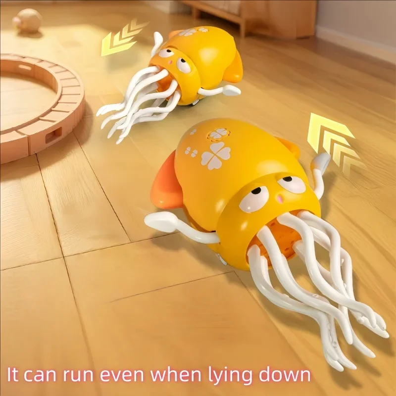 Nieuwe en unieke magische dansende octopus Elektrische inktvisdetectie en verwijzing van obstakels Octopus Kinderen Stressverlichtend vissen