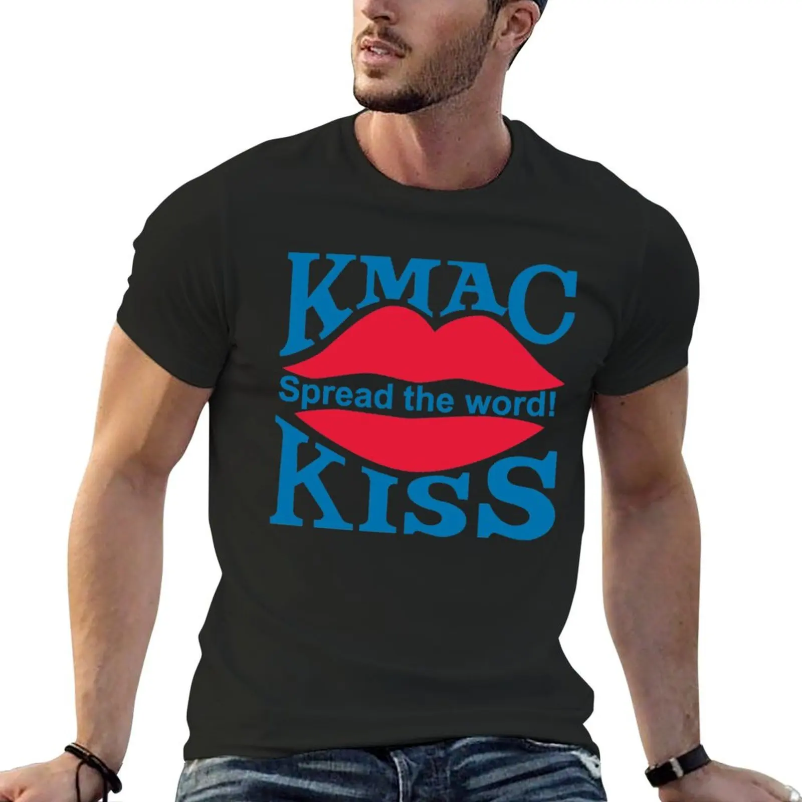 Kmac Kiss Spread T-Shirt shirts graphic anime t shirts sweat workout shirts for men