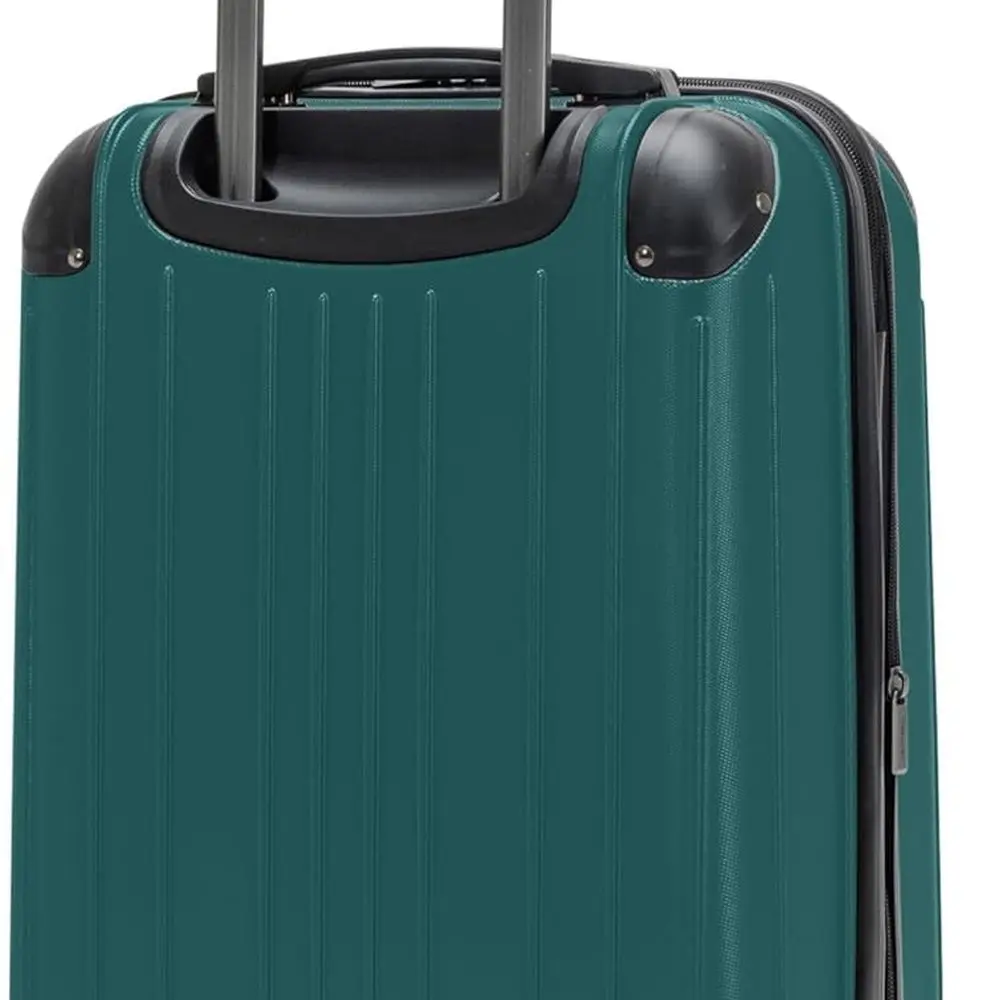 Midnight Turquoise 20 Expandable Hardshell Spinner Luggage with 8 Wheels