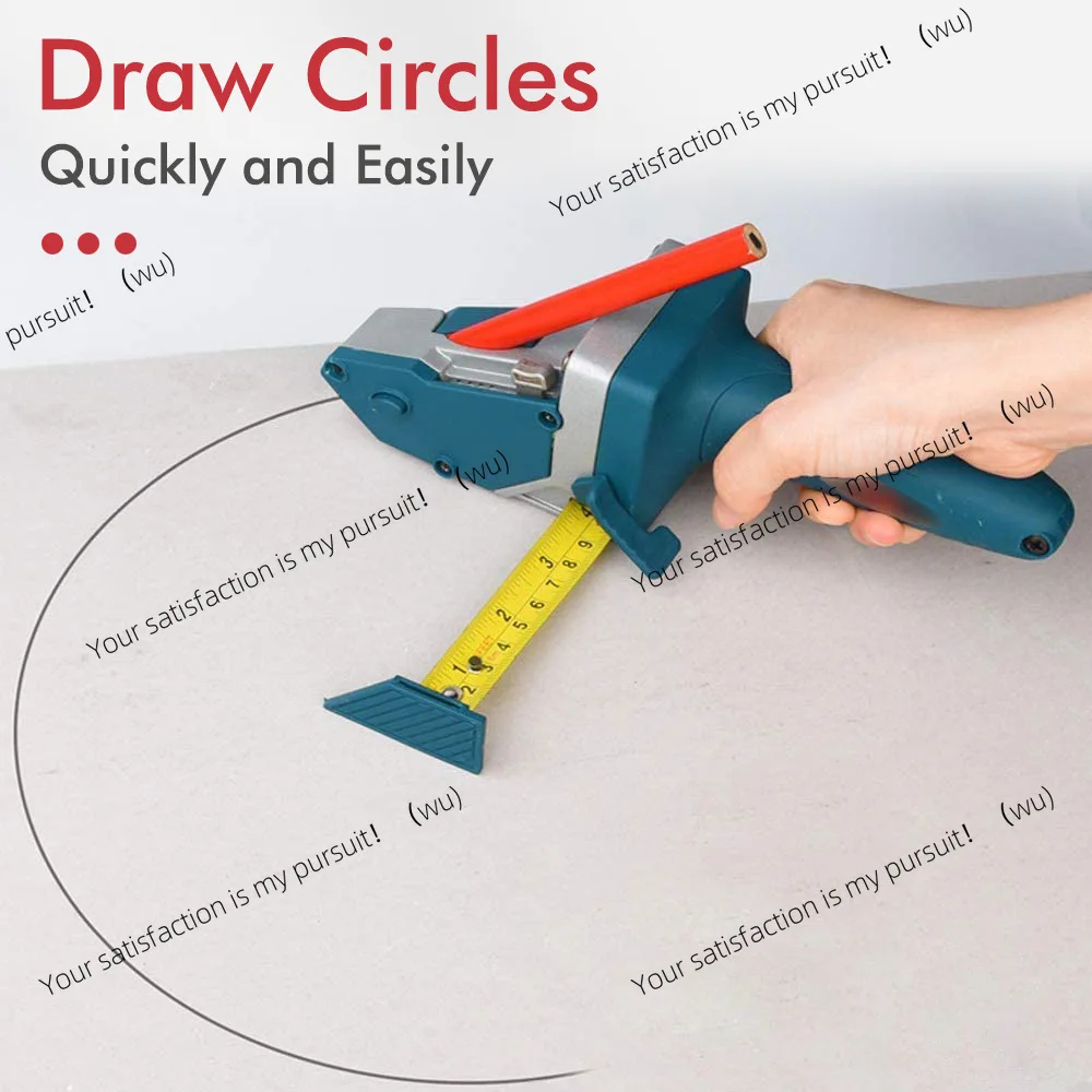 Gypsum board cutter, with tape measure woodworking circle drawing tool locator, gypsum board cutting artifact