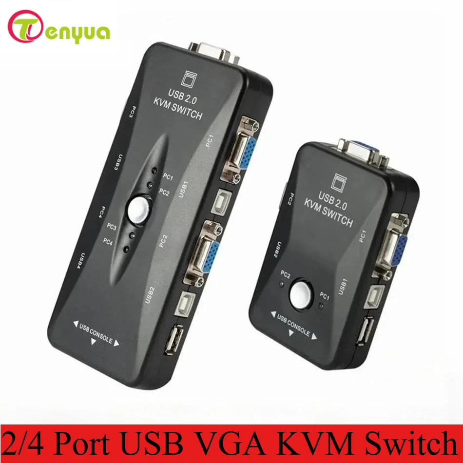 2/4 Port Vga Kvm Sw… - image