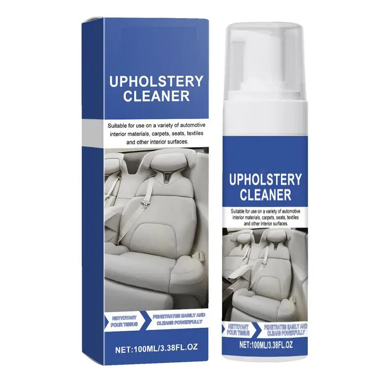 

Seats Cleaning For Car 100ml Upholstery Seat Cleaner Car Stain Remover Leather Effective Car Cleaner Multipurpose Fast Interior