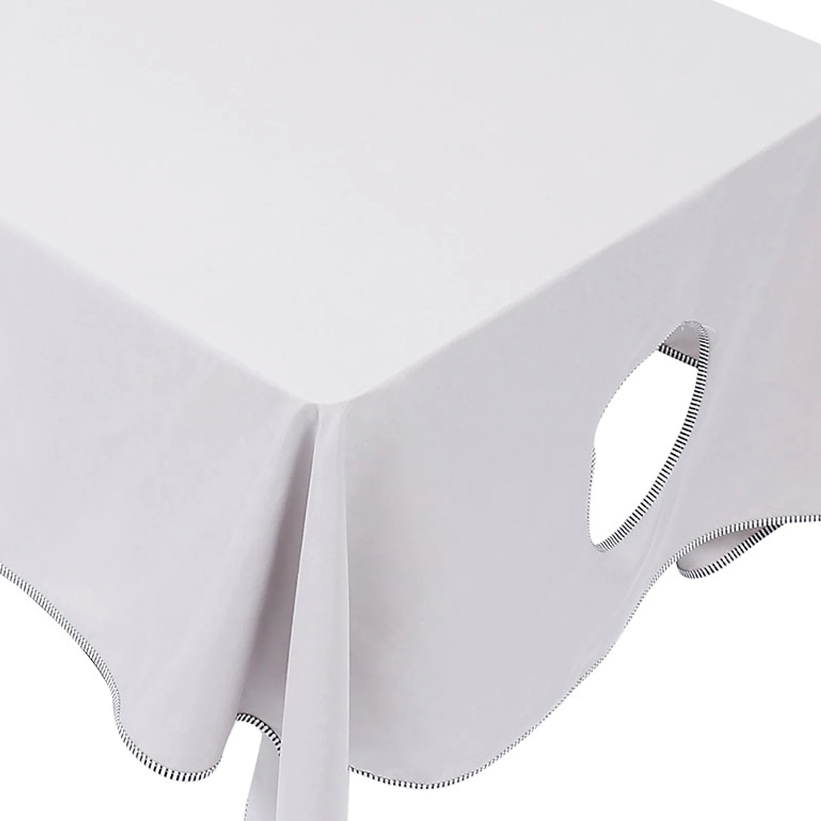 

Beauty Salon Bed Sheet Non-fading Anti-wrinkle Polyester Massage Couch Sheet with Bed Hole Design Comfortable Single-person