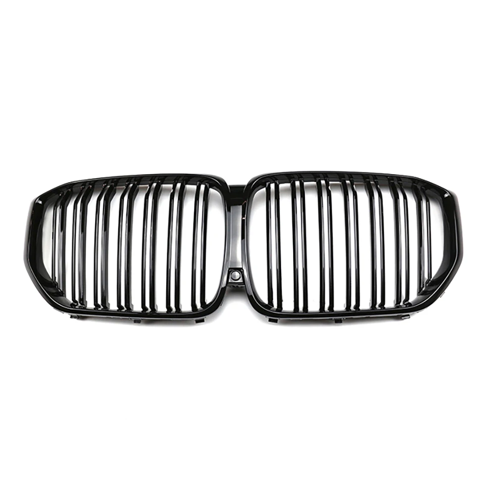

BAZIT Perfect Fitment 2019 X5 G05 ABS с двойными планками, глянцевая черная решетка для почек, двойная линия G05, передняя решетка для BMW