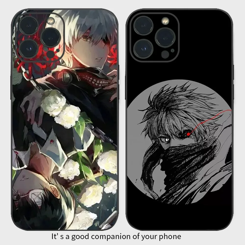 Anime T-Tokyo G-Ghoul Kaneki Ken For Evil Frosted Phone Case  For iPhone15 14 13 12 Mini 11 Pro XS Max X XR SE5 6 7 8 Plus Soft