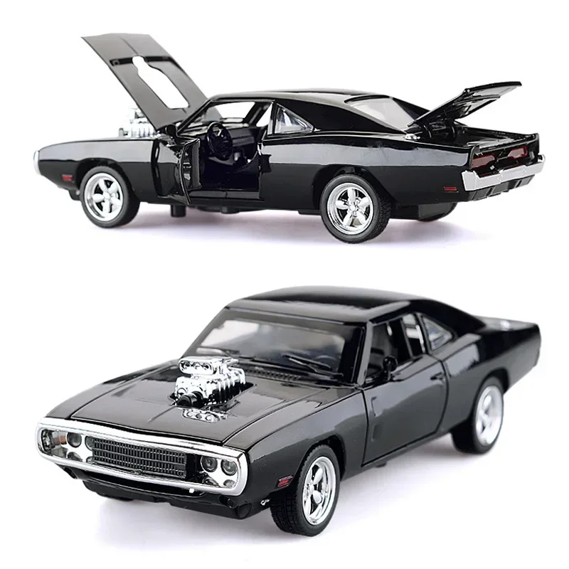 New 1:32 Dodge Charger Alloy Musle Car Model Diecast & Toy Metal Vehicles Sports Car Model Simulation Sound Light Childrens Gift