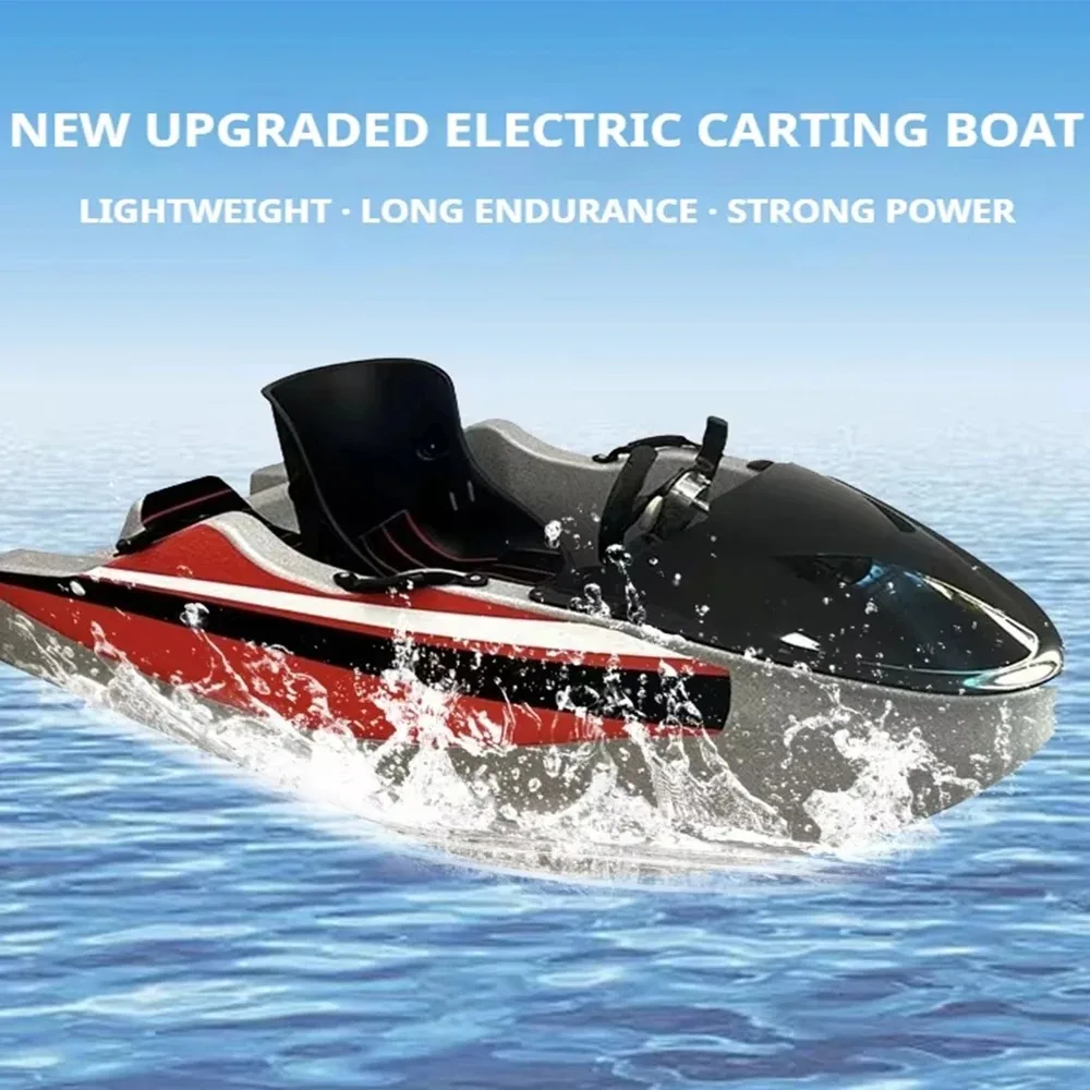 Double model, 90 minutes 150kg load Water Multifunctional Electric Karting Boat Long range Fishing Mini Entertainment Leisure