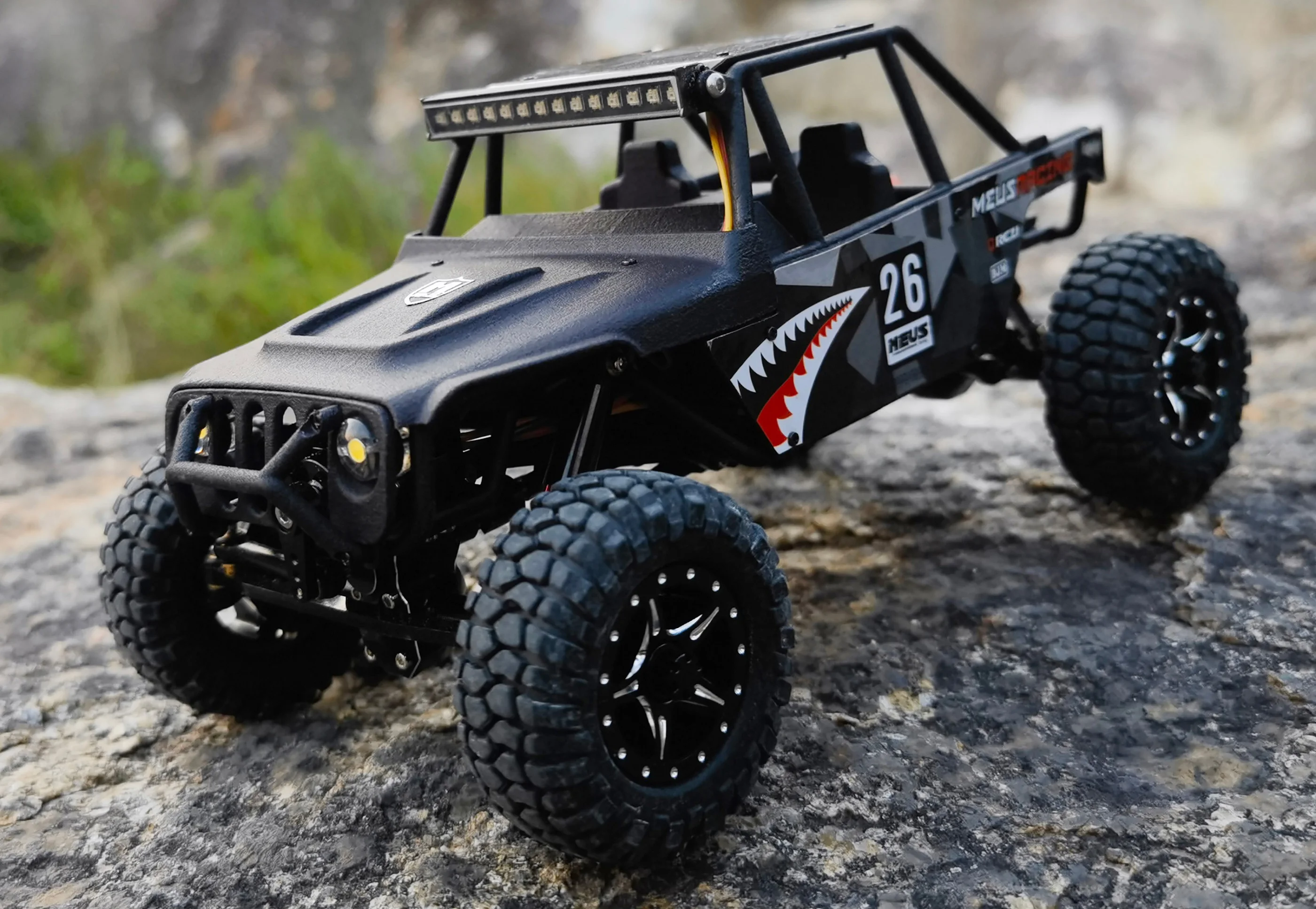 Meus Racing 1/24 Nylon Ripper Cage Body Shell 7500 3D Printing for Scx24 132mm Wheelbase RC Crawler Upgrades Parts ME X1