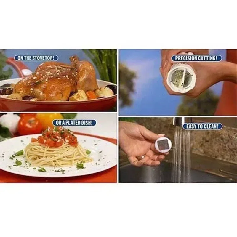 Multifunctional Garlic Master Chopper Wheel Kitchen Gadget - Garlic Mincer Roller Hand Crusher Kitchen Accessory Aid
