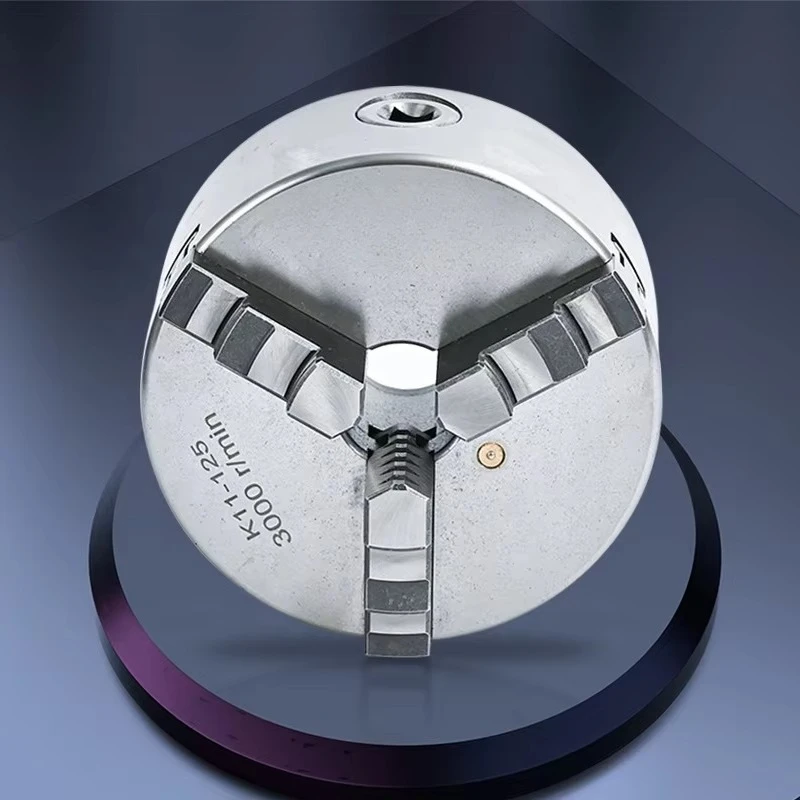 

Токарный патрон 125 мм, 3-кулачковый самоцентрирующийся прецизионный ручной токарный патрон по металлу