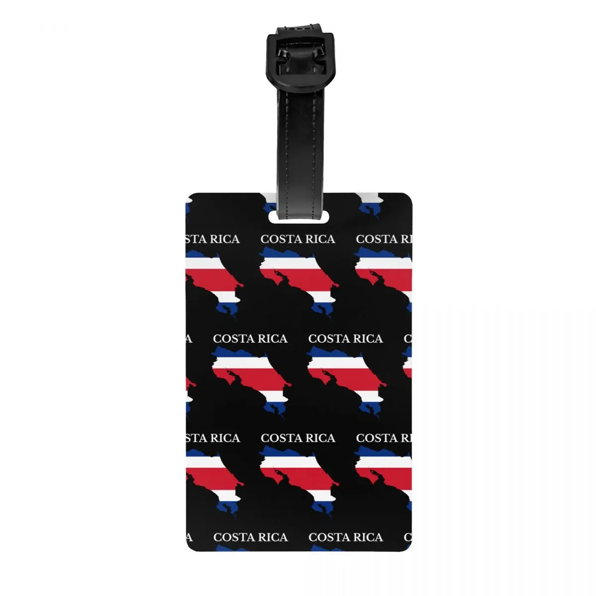 Costa Rica Map Flag Luggage Tags for Travel Suitcase Privacy Cover Name ID Card