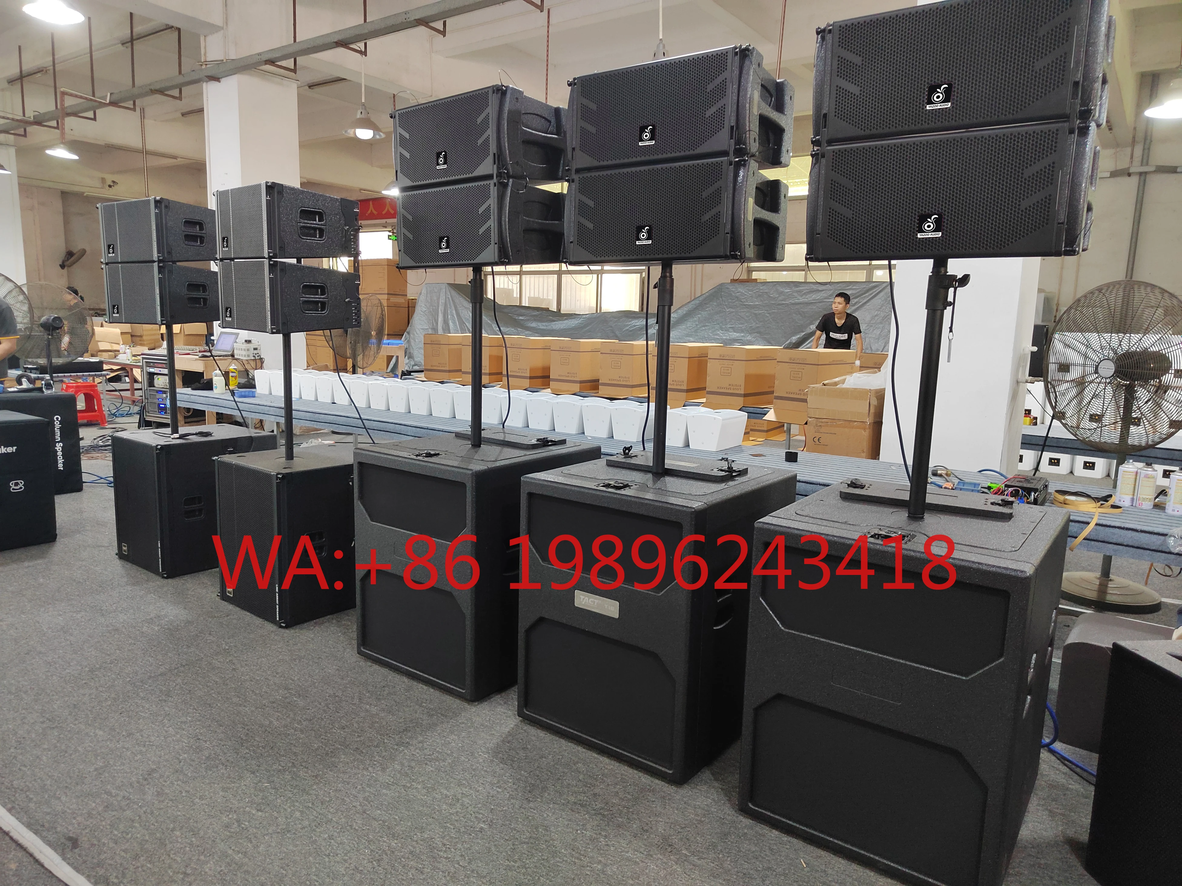 

Professional Dual 8inch 10inch 12inch Active Line Array Sound System Easy to Move Mobile Performance