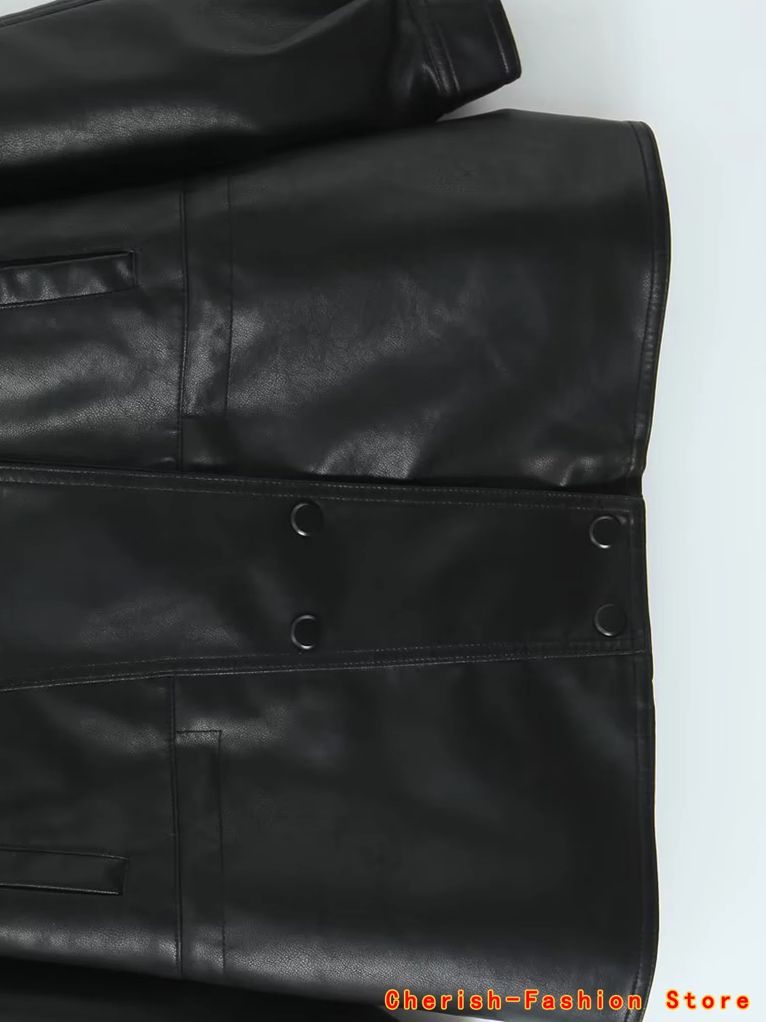 Streetwear Women Retro Loose Short Pu Faux Leather Jacket Spring Autumn Female Zipper Coat Vintage Moto Biker Outwear 2025 New