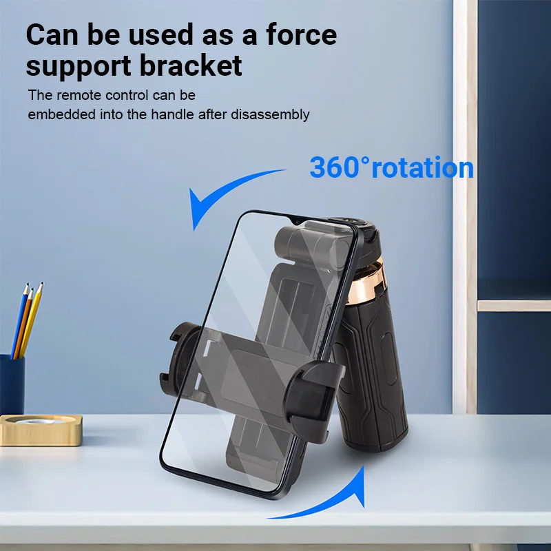 Palo de Selfie de mano, soporte para trípode, Mini soporte plegable portátil para teléfono con control remoto BT multifunción para iPhone y teléfono inteligente