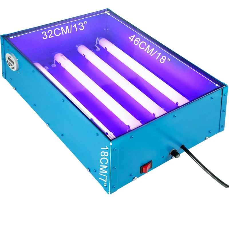 

Exposure Unit 18 x 12 inch UV Exposure Unit with Vacuum Screen 60w Blue Screen Printing Equipment