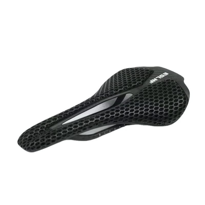 

Bicycle Saddle Carbon Fiber 3D Printed Mountain Bike Road Bike Saddle Breathable Shock Absorbing Riding Equipment