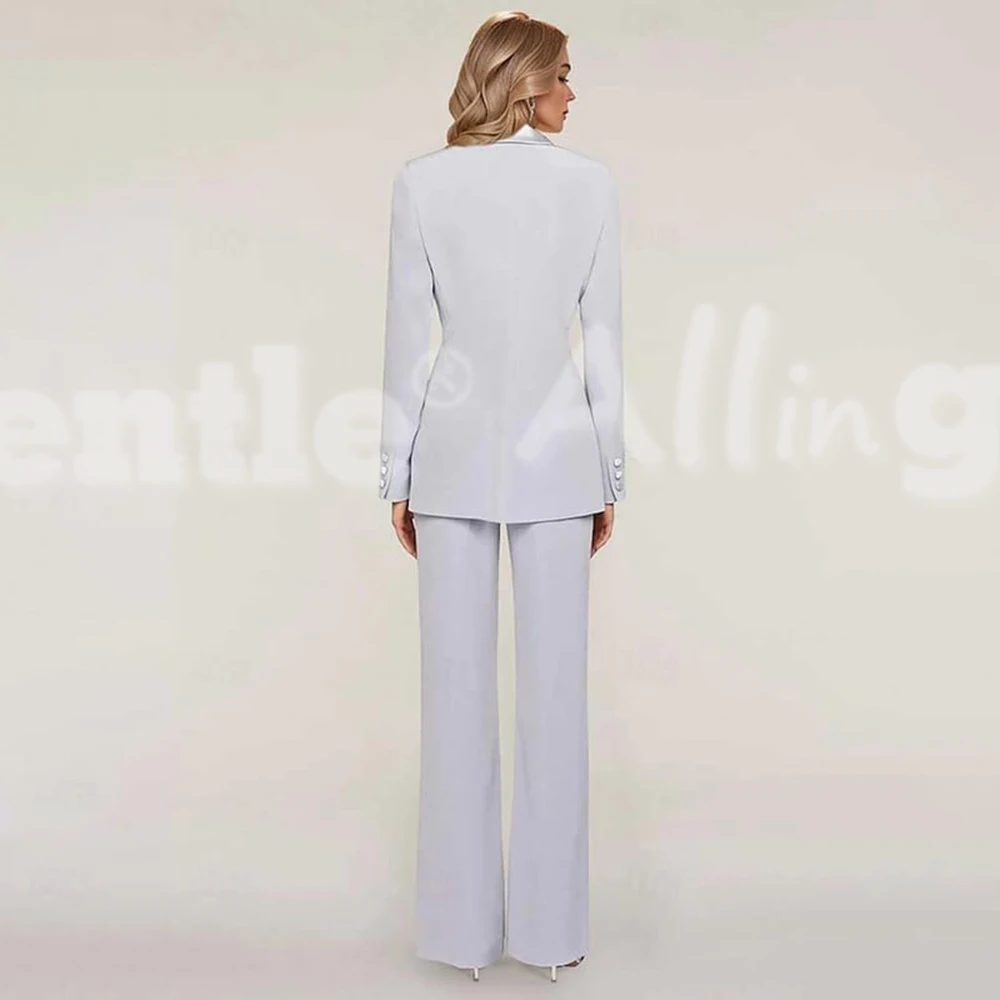 طقم مكون من قطعتين للنساء بياقة على شكل V وأكمام طويلة، ملابس غير رسمية لمكتب الأعمال للنساء، بدلة بليزر احترافية