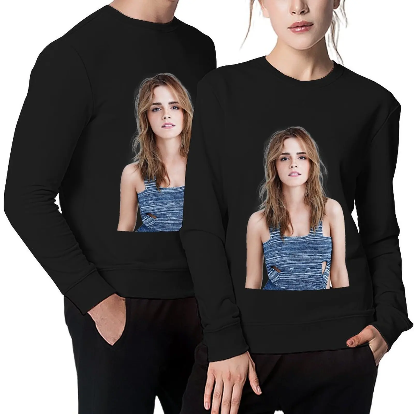 

Emma Watson Cool Calm Model Pullover aesthetic clothing autumn jacket men winter clothes men's clothing men sweatshirt