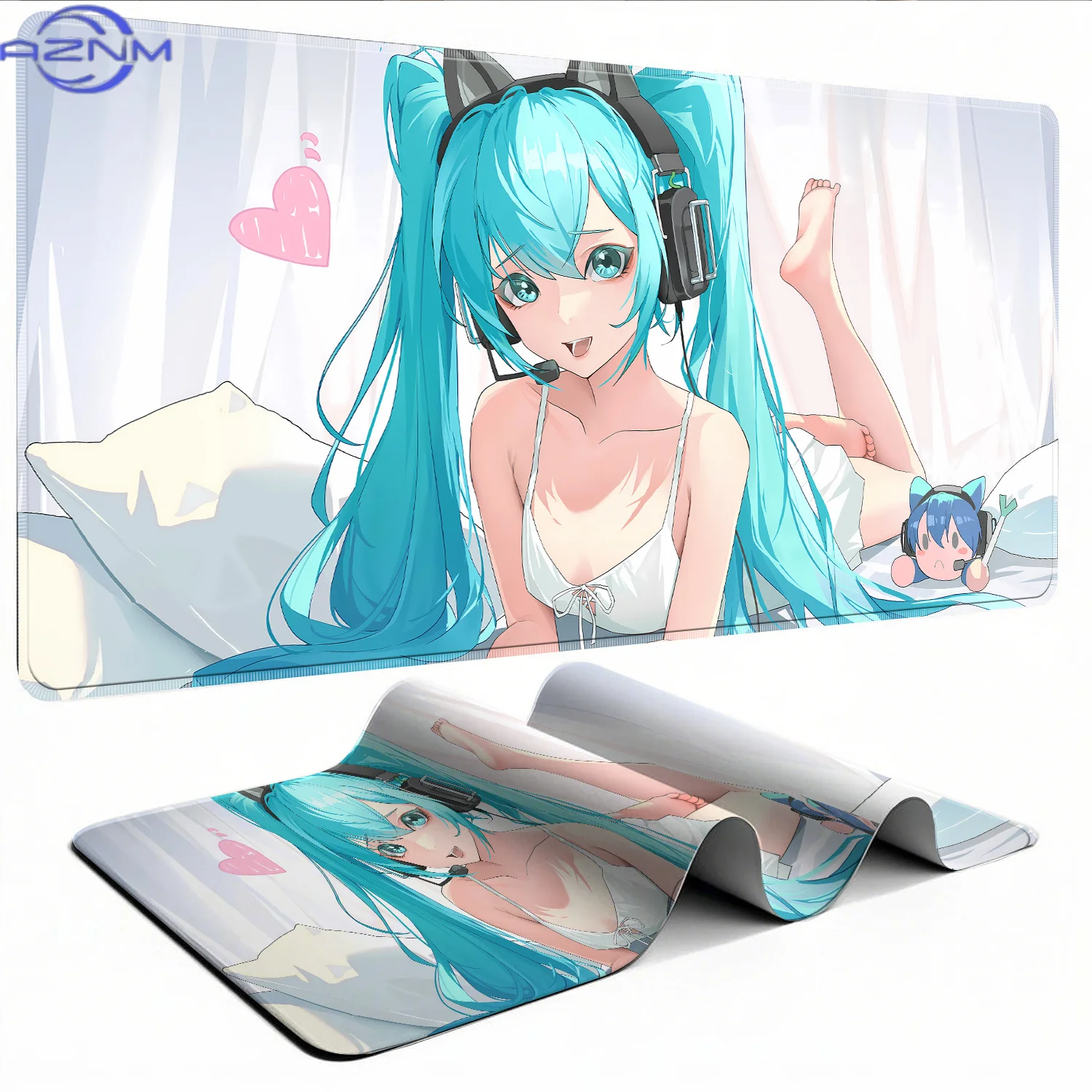 PC Mouse Pad H-hatsune Miku Multi Size Gamer Mausepad Keyboard Pad Desk Mats Extended Office Gaming Accessories Mousepad