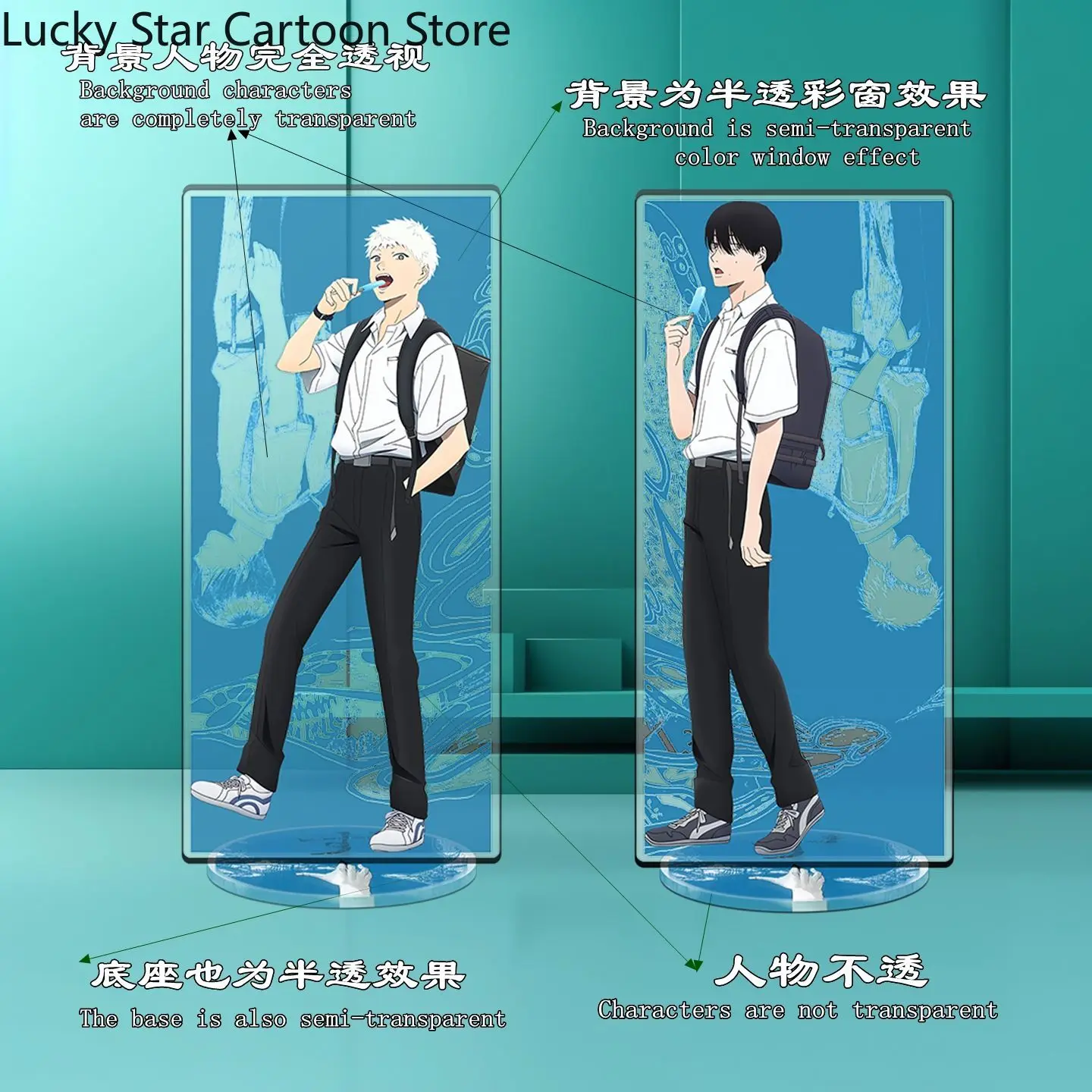 تأثيري الصيف هيكارو يموت هيكارو إندو موضوع الاكريليك نموذج عرض لوحة الدائمة لعبة سطح المكتب الديكور هدية الهالوين