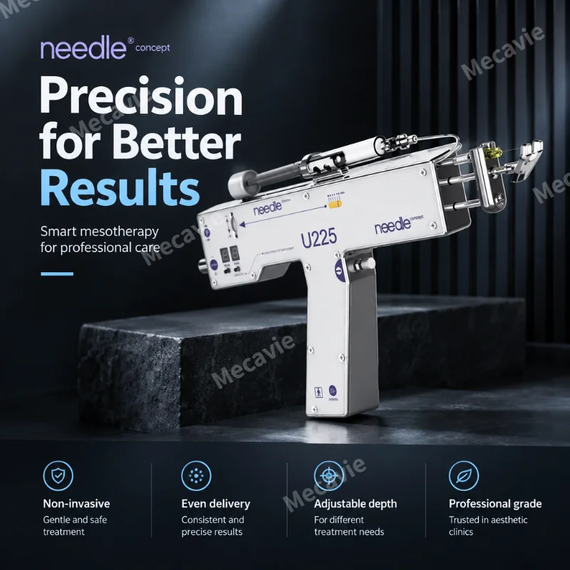 Needle Concept U Professional Meso Gun With Smart Technology High Speed Electric Motor Precision Dose Control And Dual Anti
