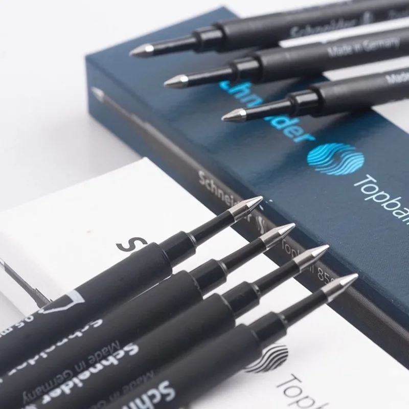 

Germany Imported Schneider 850 Refill Black Neutral Refill 0.5mm Ballpoint Pen Journaling Drawing Notes Luxury Fountain Pens