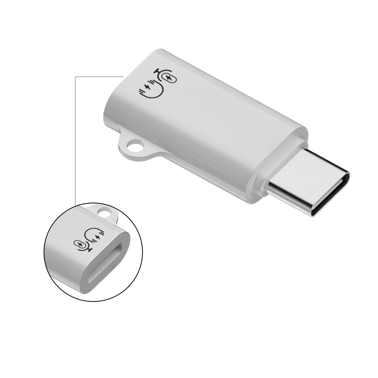USB Type C Male to Lavalier Microphone Adapter OTG & Charging for iPhone17/16/15 Series, Sound Card & Wireless Lapel Mic