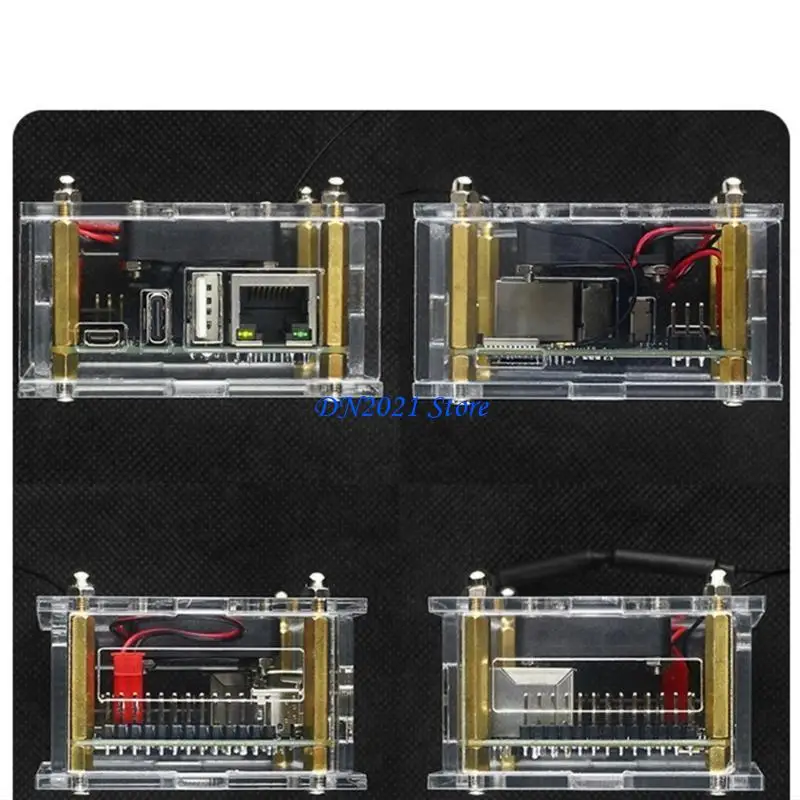 حافظة F3KE من الأكريليك العالمي بغلاف لوحة تطوير 3 أغطية واقية يسهل الوصول إليها لجميع المنافذ