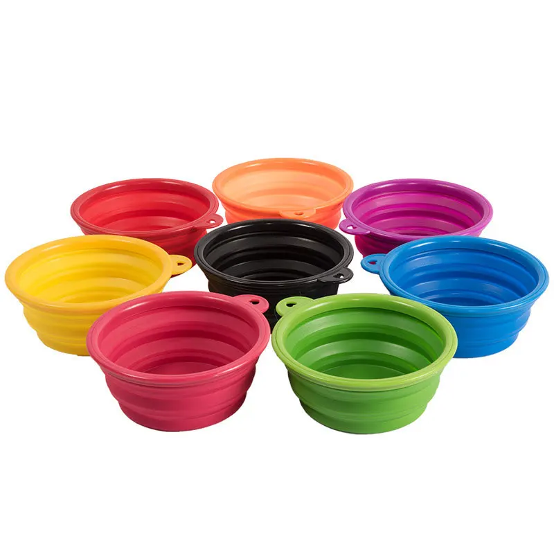 

Collapsible Dog Water Bowls for Cats Dogs,Portable Pet Feeding Watering Dish for Walking Parking Traveling With Carabiners