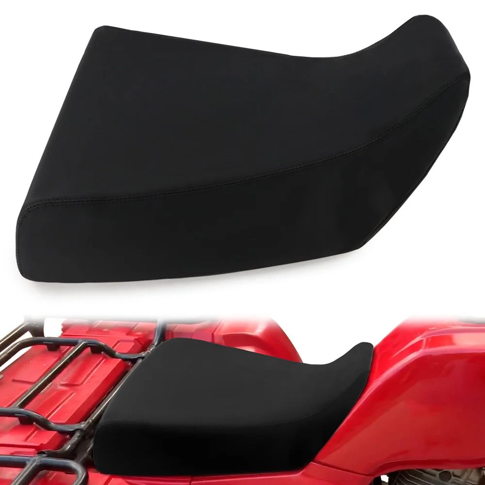 

Motorcycle Non-Slip seat cover Fit For Honda ATC 250 ATC250 ES Big Red 1985 1986 1987 Striped Grip Gripper seat cover & Foam