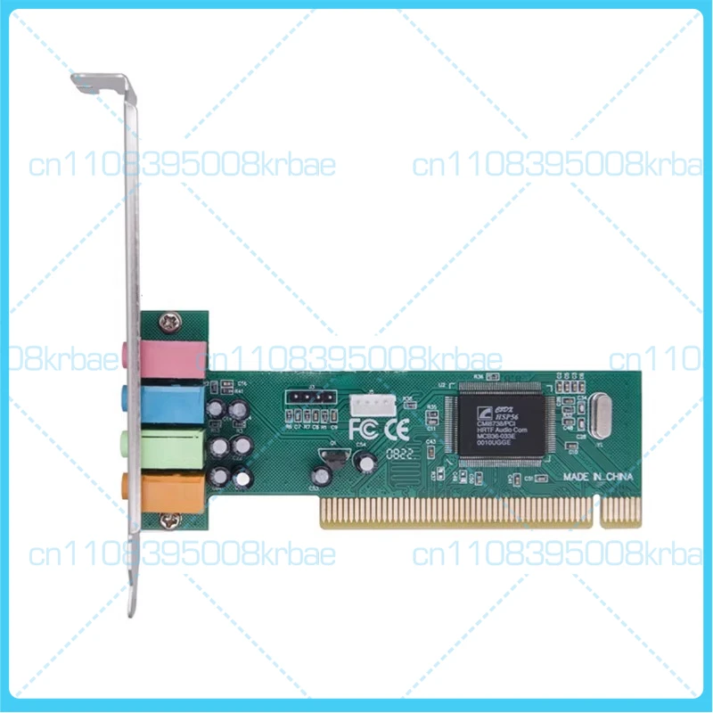 

Звуковая карта PCI, 2 шт., 4.1-канальная, 5-канальная карта расширения аудиосистемы, высококачественная, для настольных ПК, не для серверов