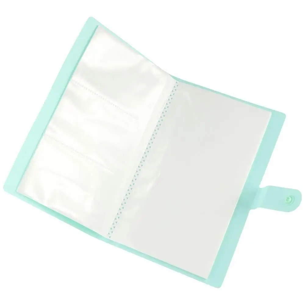 Álbum de dinheiro portátil, à prova d'água, resistente a rasgos, livro de coleção de contas 120/240, envelope prático, 1 peça