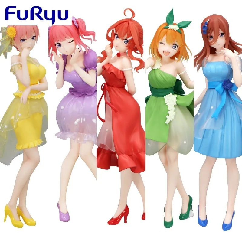 

FuRyu Original The Quintessential Quintuplets Nakano Ichika Nakano Ichika May Pastel Dress Аниме Фигурки Игрушки Подарки для детей