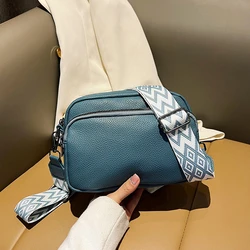 Moda prosta wykwintna starsza torba damska w jednolitym kolorze mała torba kwadratowa torba na ramię torba typu crossbody