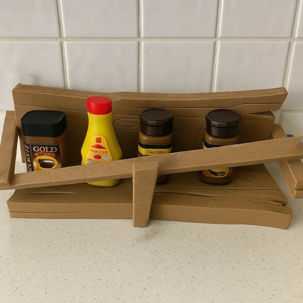 Funny Kitchen Storage Homer Simpson Spice Rack ，Kitchen Condiment Storage Rack