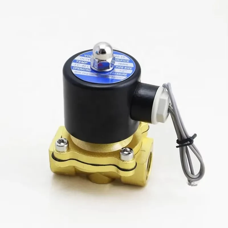 RIH Miniature Micro Mini Type Water Solenoid Valves Manufacturers Control General Brass 2W 2/2 Way 110V DC 12V 220V 24V Valve
