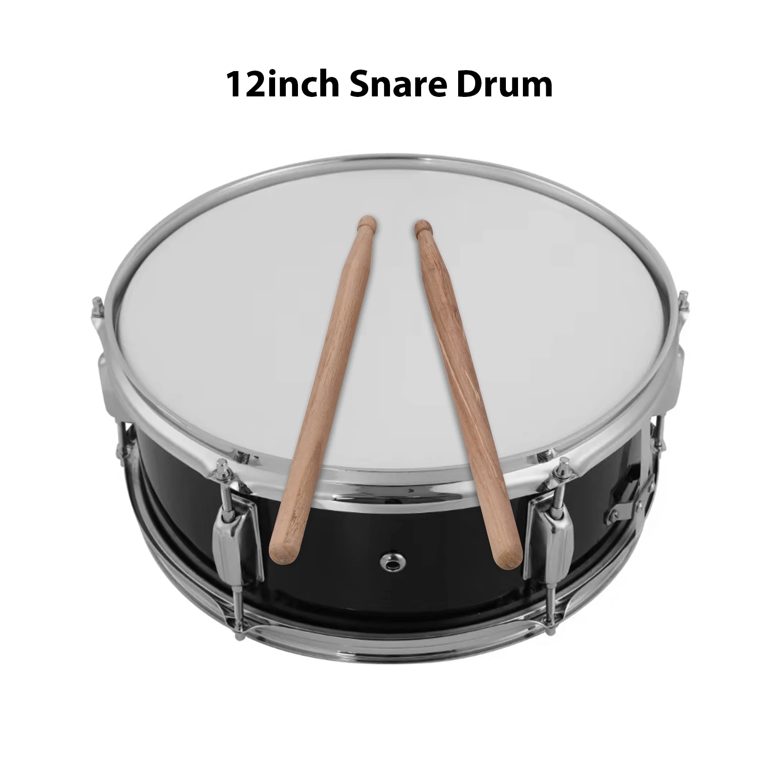 12 inch Snare Drum met Drumsticks Schouderriem Drum Key Percussie-instrument voor beginners Marching Snare Drum Draagbare set