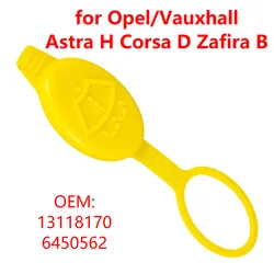 6450562 for Opel/Vauxhall Astra H Corsa D Zafira B 13118170 Car Windshield Wiper Washer Fluid Reservoir Tank Bottle Cap Cover