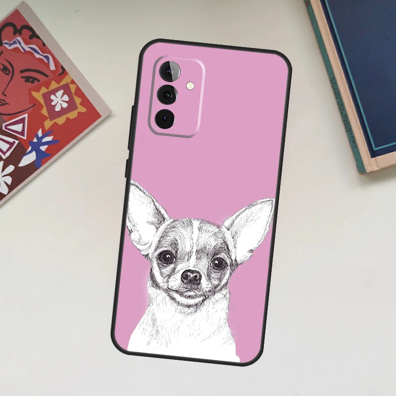 Chihuahua pies dla Samsung Galaxy A33 A53 A13 A23 A52 A32 A22 A12 A51 A71 A15 A25 A14 A34 A54 etui na telefon