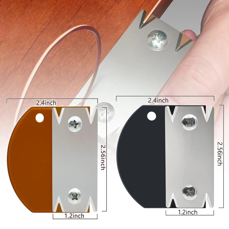 1pc Wood Chamfer Plane Edge Banding Trimmer Veneer Edge Trimmer Burr Scraper For Woodworking Hand Tool