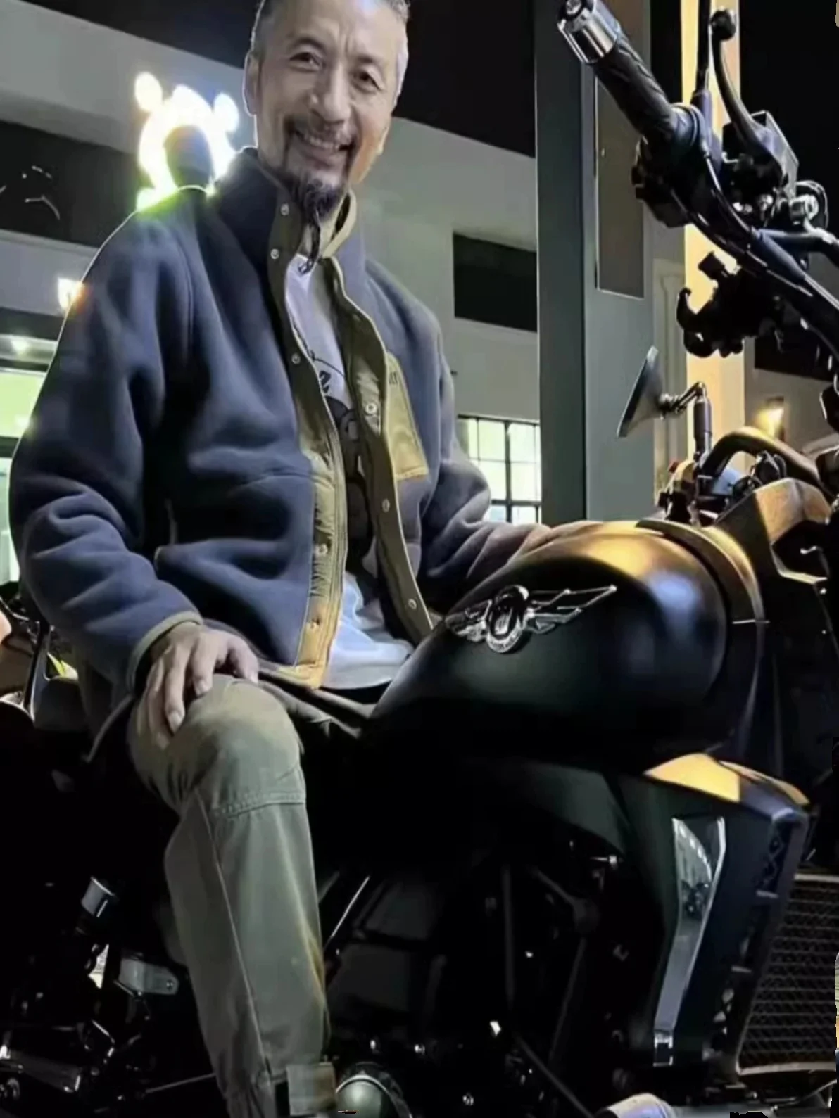 

Thiened Double-sided Fce Jaet Stand Collar Casual Outdoor Autumn Winter Men's Faion Ci Sle Long Sve Coat