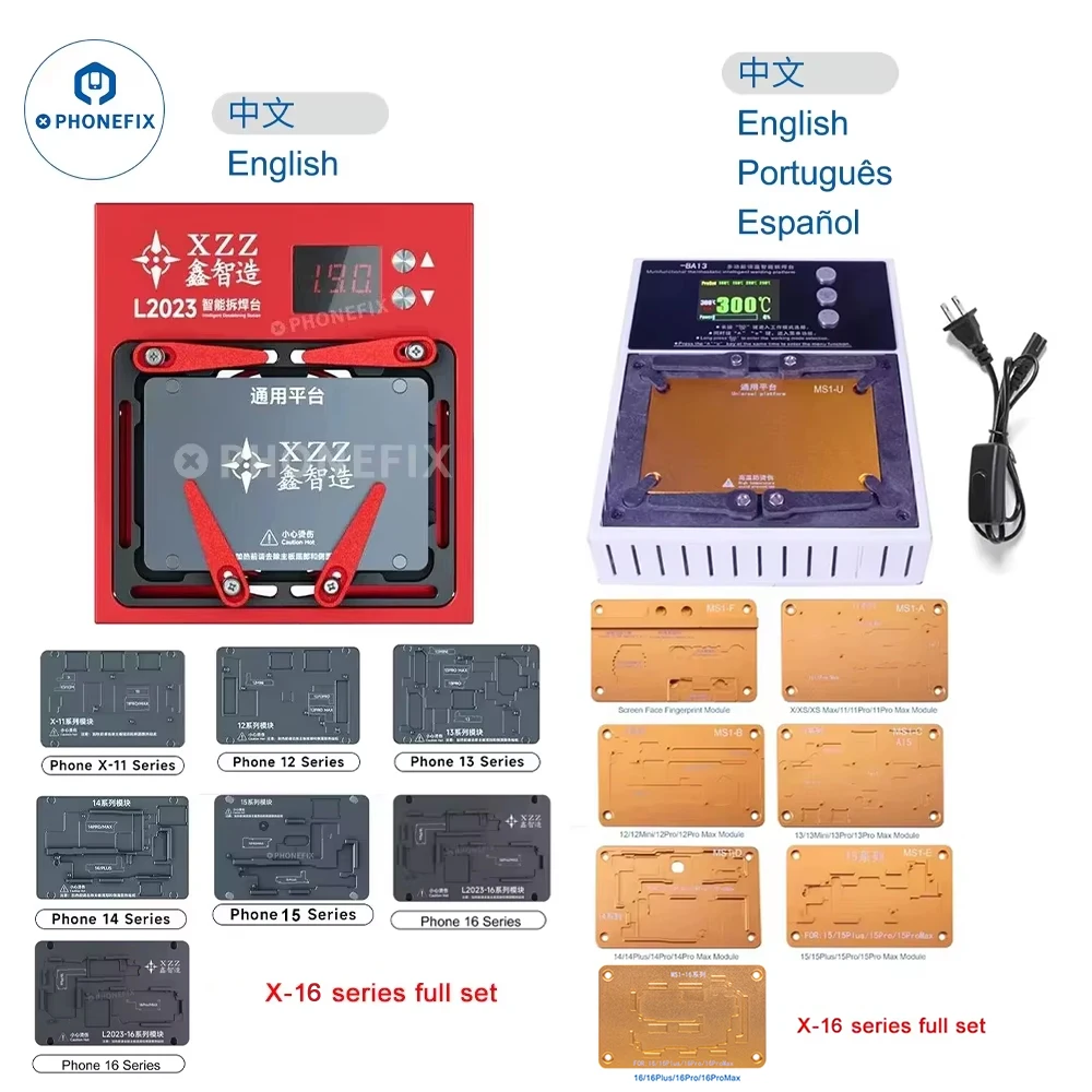 XZZ L2023/Phonefix L2024 iHeater Pro محطة التسخين المسبق منصة ديسولديرينغ الهاتف العالمية لفصل iPhoneX-16PM CPU IC