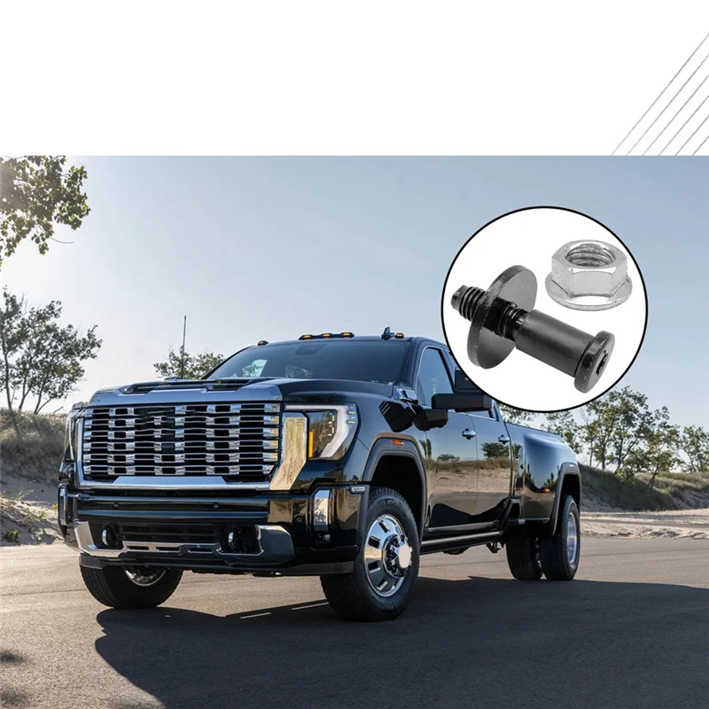 1 Set Car Rear Doors Tailgate Door Latch Striker Bolt For  GMC Cadillac Escalade Hummer H2 AM-27123329 11570162 Parts