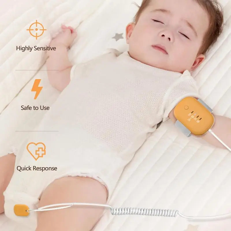 Bed Wetting Alarm Baby Toddler Children Potty Training With Sound And Vibration Arm Wear Bedwetting Alarm With 3 Modes Baby Tool