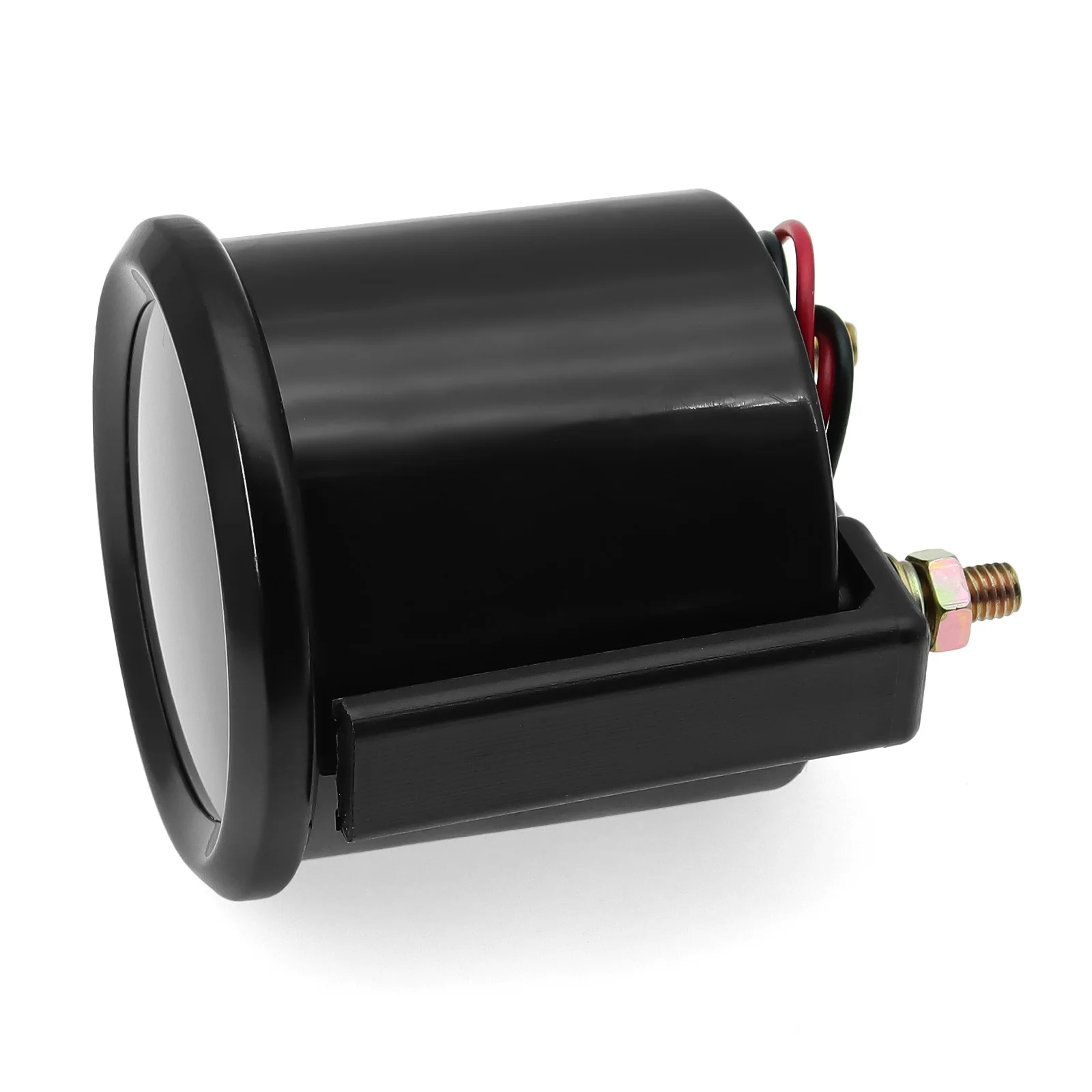 12V Car 52MM Oil Press Meter 0-100PSI Oil Pressure Gauge with Sensor 1/8NPT Smoke Lens Face for Petrol Racing Car Meter
