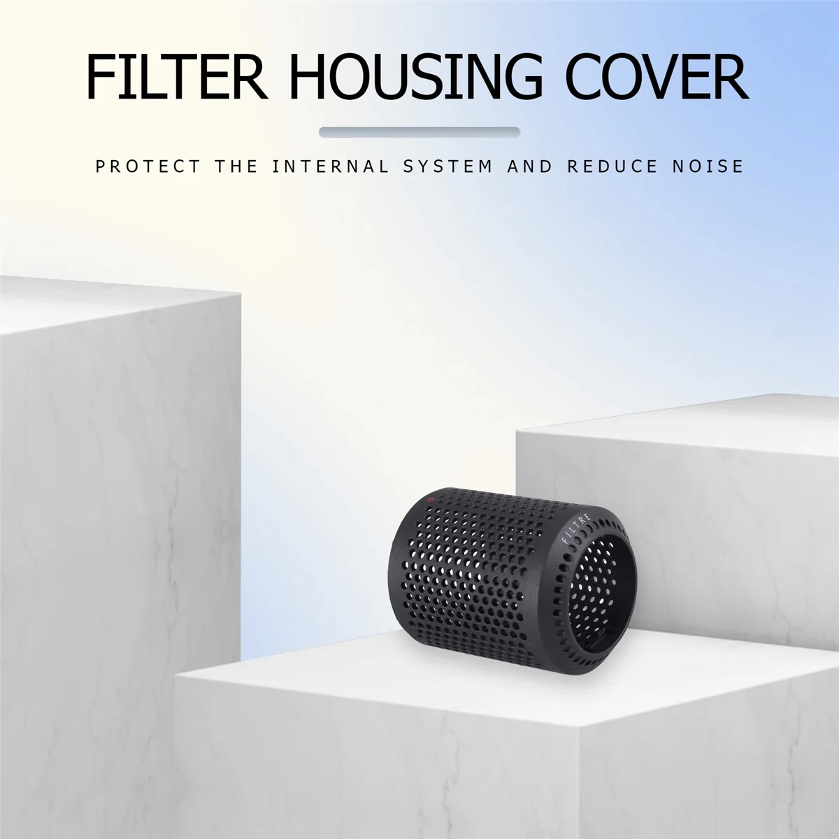 Suitable for Dyson Hair Dryer HD01 HD03 HD08 Dustproof Outer Filter Cover Vacuum Cleaner Accessories Grey