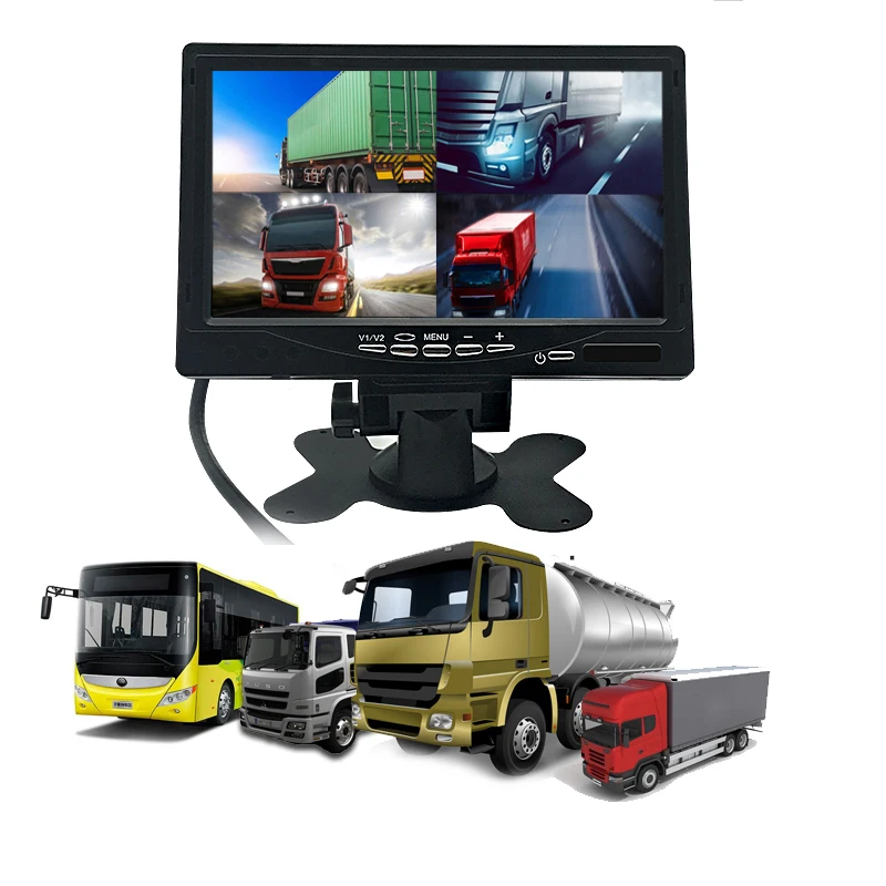 4ch Backup Camera Mobile Dvr Monitor With 2ch BSD, ST 706 256G Truck Dvr Camera System In Nice Price