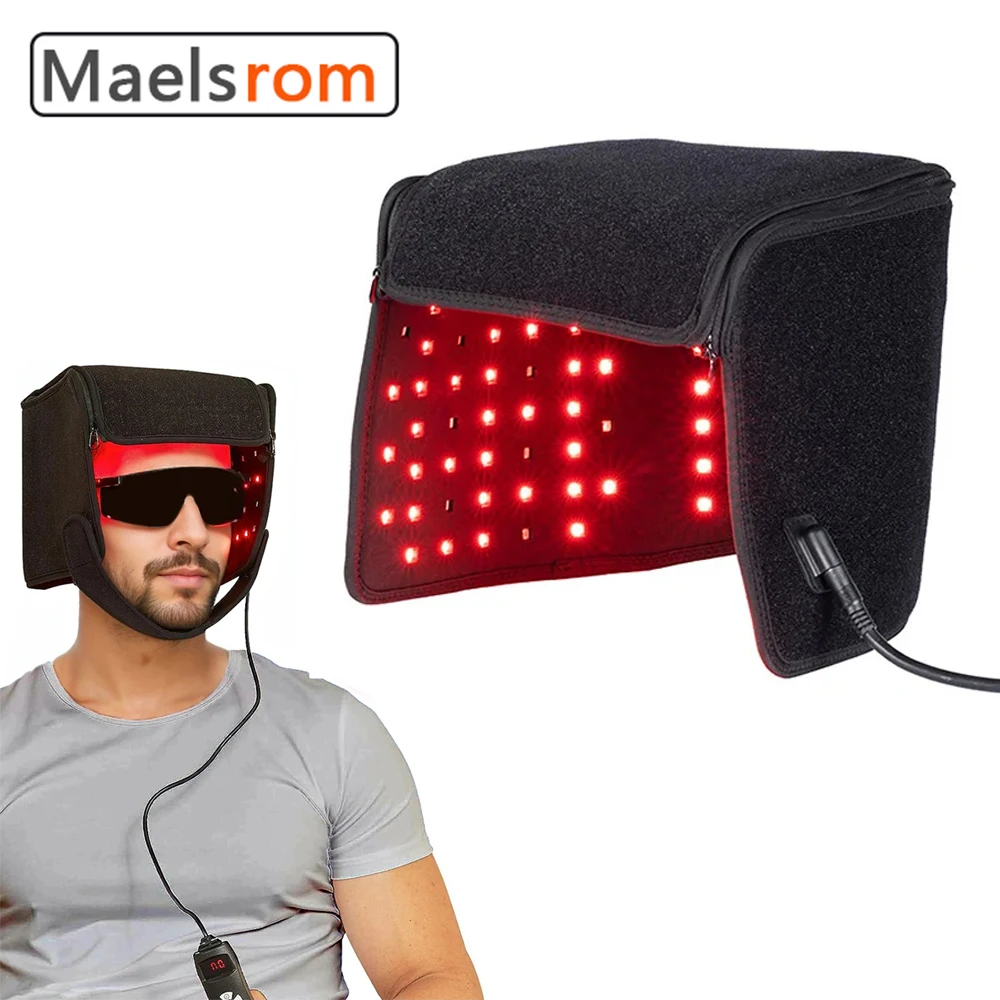 

LED Red Light Treatment Cap 650nm Lamp Treatment Laser Hair Loss Prevention Cap Head Relaxation Care Massage Helps Hair Growth